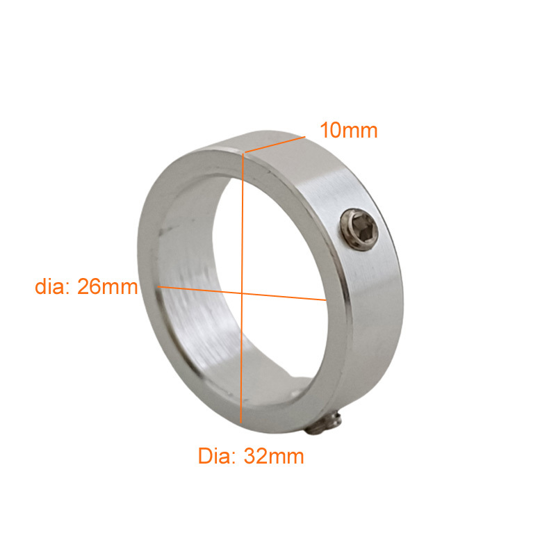 Aluminum collar for 1"tube with two screws #6926-B
