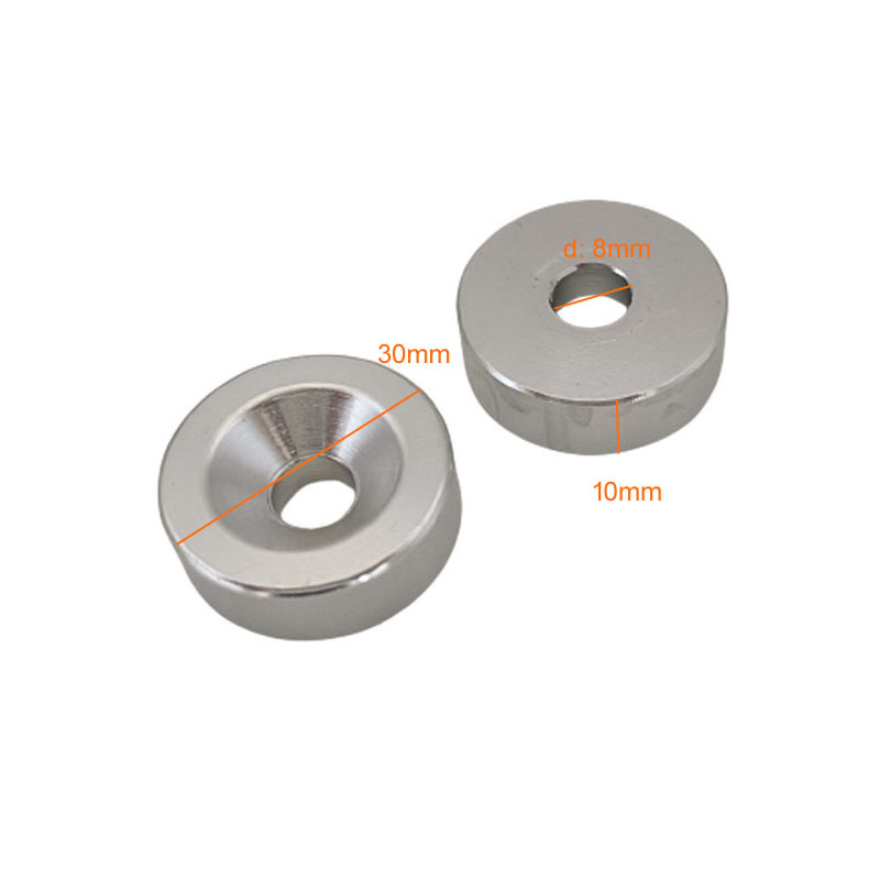 Aluminum cover, dia30 #7259-30B