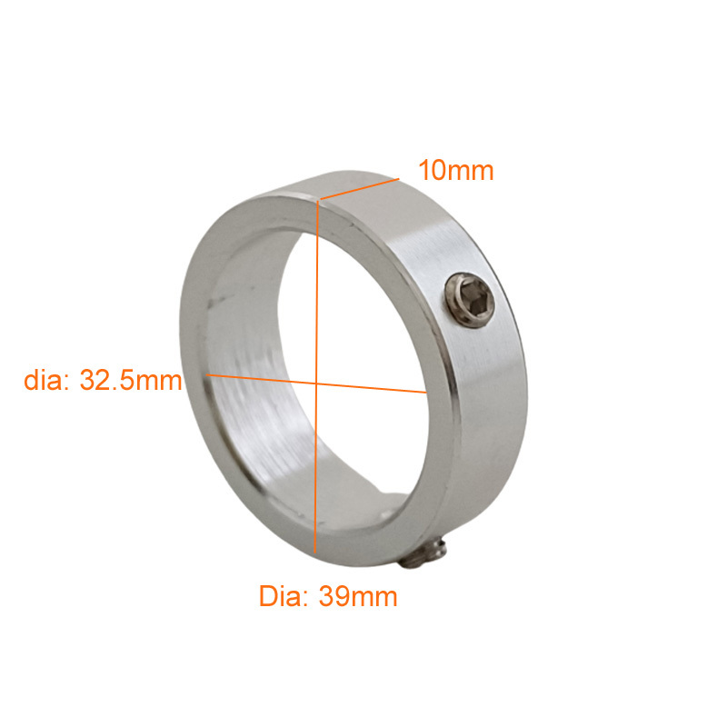 Aluminum collar for 1-1/4"tube with two screws #6925-B
