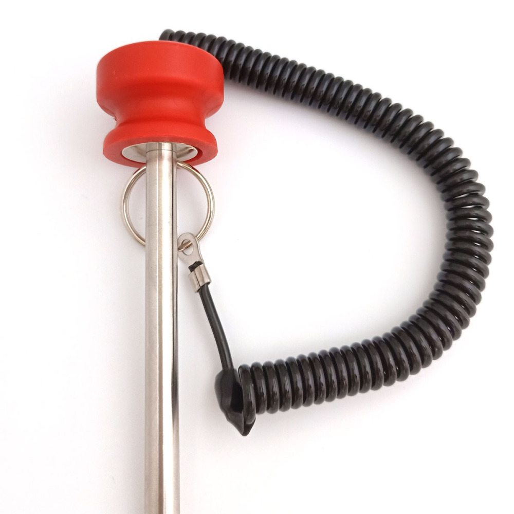5/16" M8 Plastic Magnetic Weight Stack Pin with lanyard lock 7542