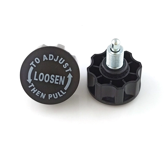 5/16" *M16 Thread Release Pop Pin Knob,Black #7682