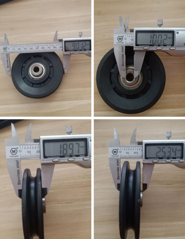 90*Φ10mm Nylon Pulley Wheel  #7152