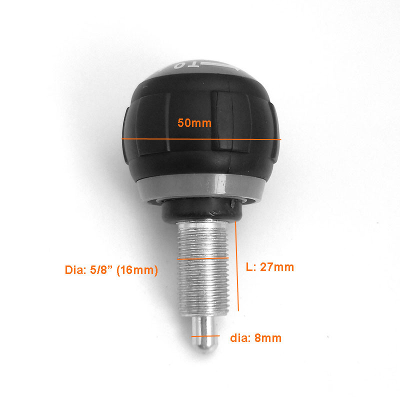 5/16" *M16 Thread Release Pop Pin Knob #7688