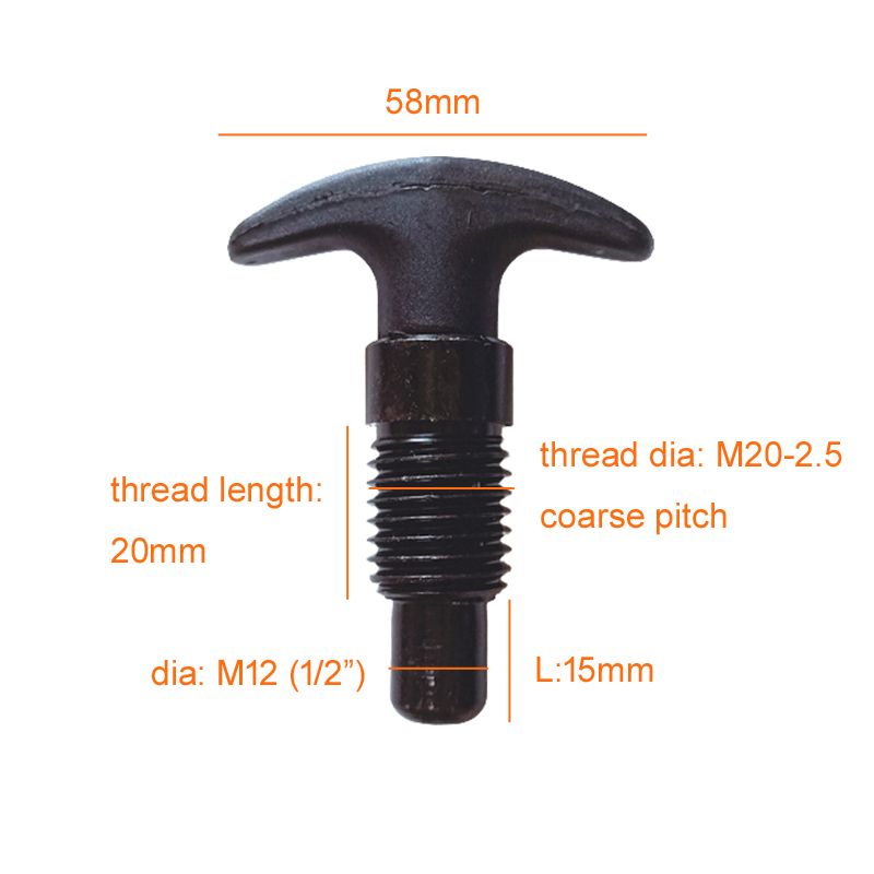 M20-2.5 Coarse Thread Pop Pin  #7012