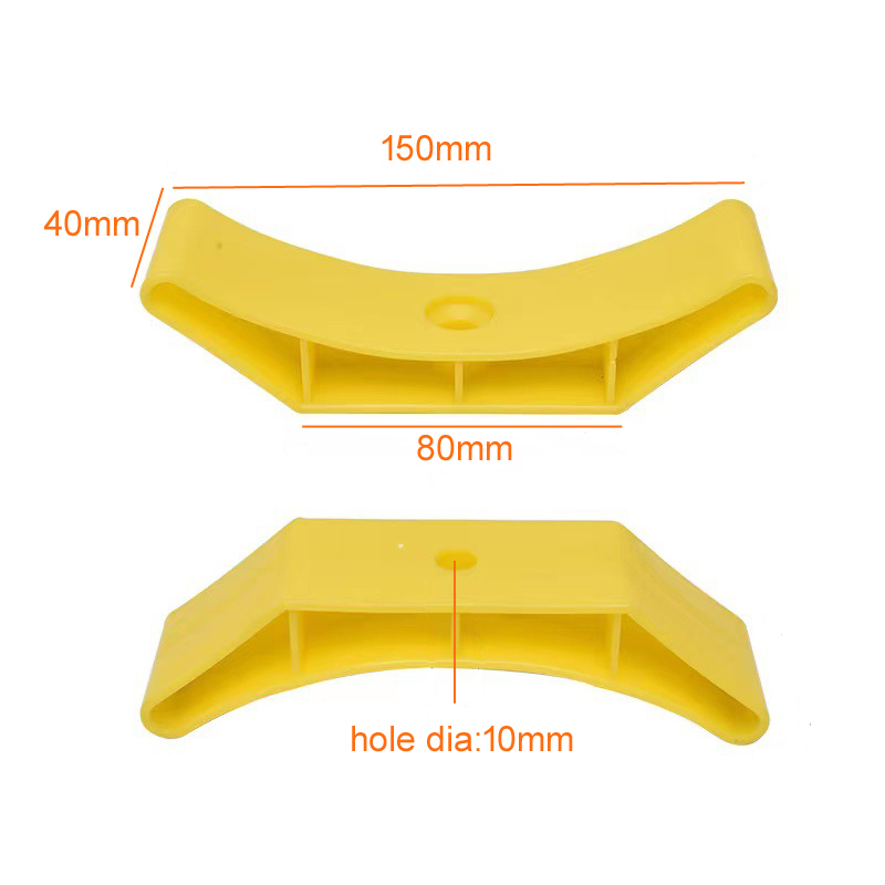 Plastic Dumbbell Saddle, L150*L80*W40*d10 #7568-Y