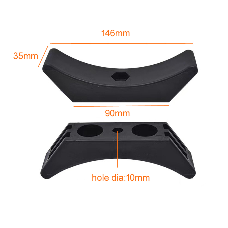 Plastic Dumbbell Saddle, L146*E90*W35*d10 #7577