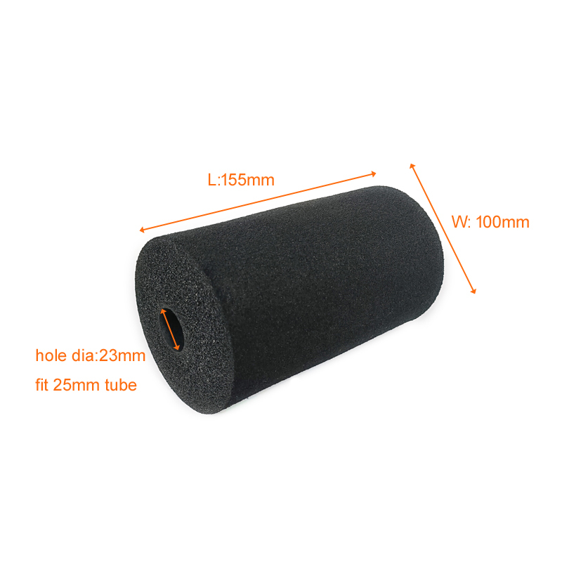 Foam roller fit 25mm (1")tube,100*150mm