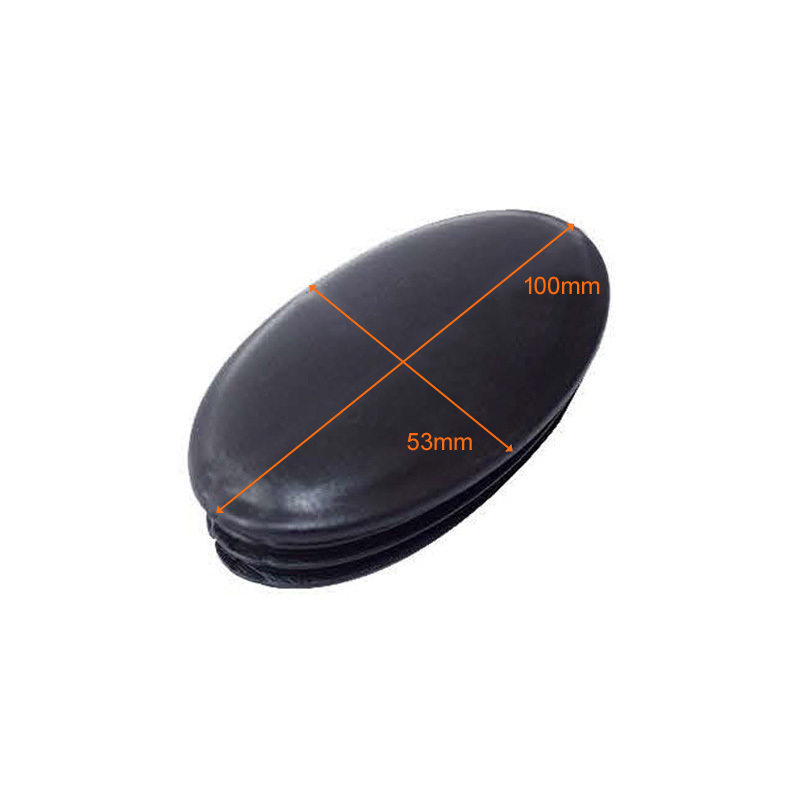 Rectangle End Plastic Plug- 53*100 #7236