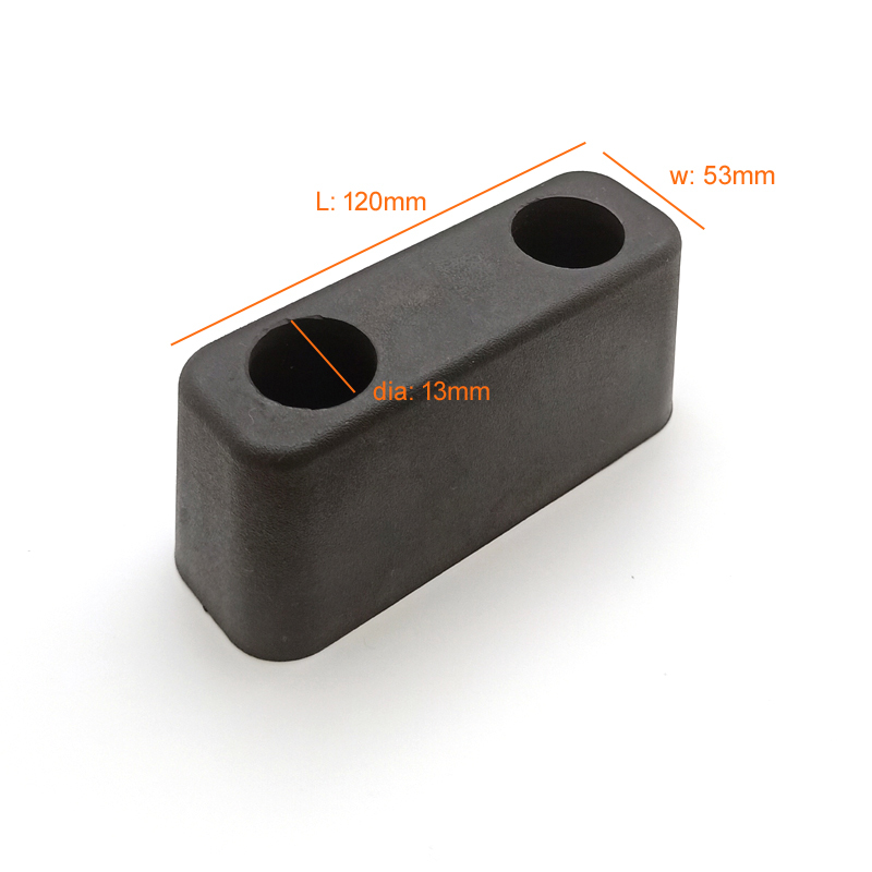 Rubber Bumper-L120*W43*d13 #7282