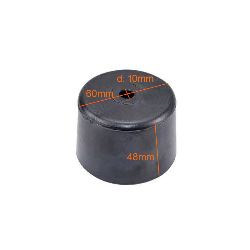 Rubber Bumper-D60*d10*H48 #7262