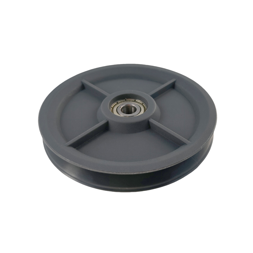 4-3/4" 120mm Nylon pulley with M10 hole compatible with Technogym,Grey #7750