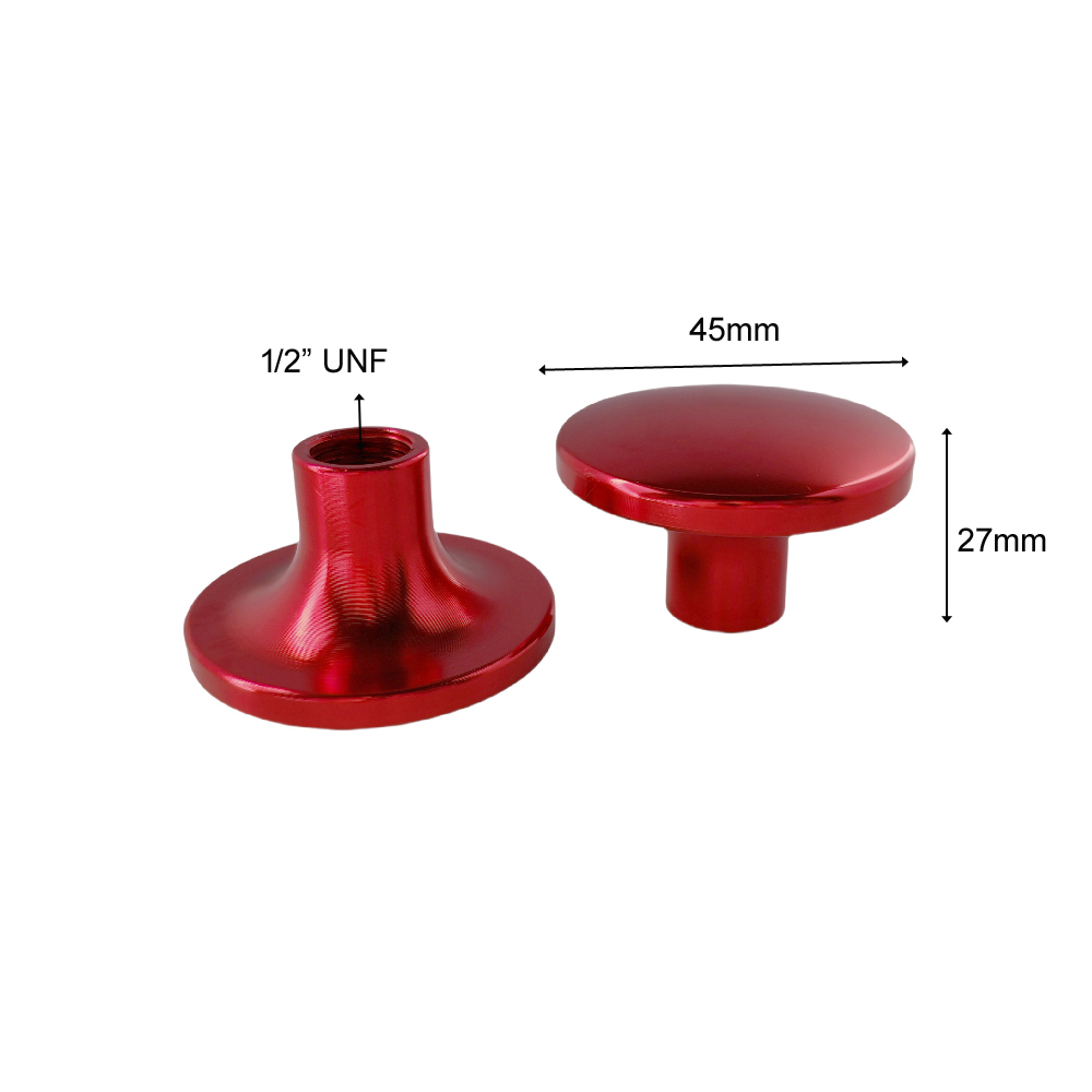 Alumunim pin knob thread 1/2"-UNF #6600-C
