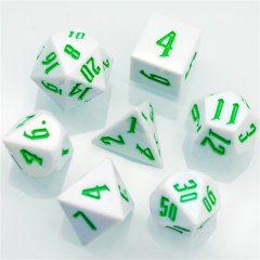 White Electroplating Dice