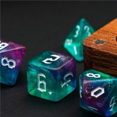 Acrylic Glitter Dice