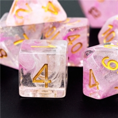 Swirl Shimmer Dice for DND RPG MTG