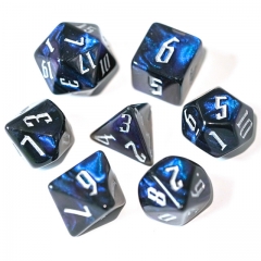 Black Glitter Dice