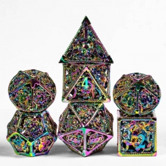Hollow Metal DND Dice (Medusa)
