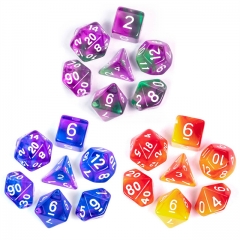 Transparent Mixed Color Dice