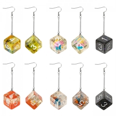 Earring Pendant Dice (D6)