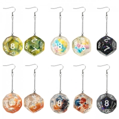 Earring Pendant Dice (D12)