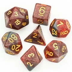 Two-Color Glitter Dice