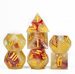 Handmade Blood Dice