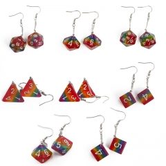 Pride Flags Earring Pendant Dice