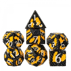 Colorful Metal dice(Dragon Scale) with Metal Box