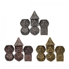 Barrel Plating Metal Dice（Dragon）