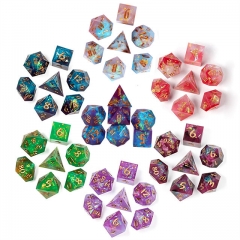 Handmade Glitter Paper Dice