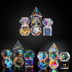 Rainbow Crystal  Semi-Precious Gemstone Dice