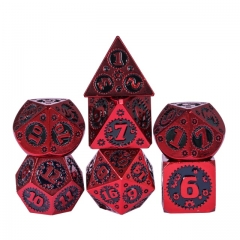 Colorful Metal Dice (Mechanical Gear) with Metal Box