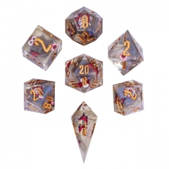 Bloodthirsty Pupil Butterfly Built-in Sticker Dice