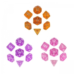 Resin Glitter Dice (Mini 11mm-14mm)