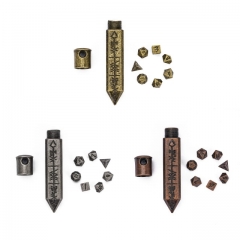 Super Small 7mm-8mm Mini Metal Dice（Bullets）