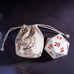 80mm D20 Jumbo Foam Dice