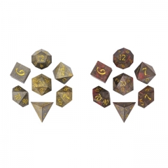 Special Craft Wood Dice with Metal Box