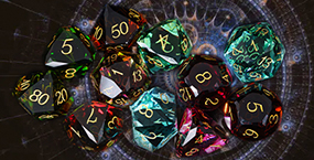 Glass Colored Glaze Dice (Brick Veneer)