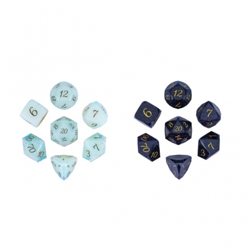 Natural Gemstone Dice（Brick Veneer）