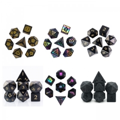 Obsidian Gemstone Dice