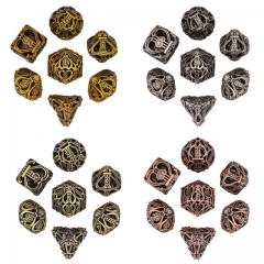 Hollow Ancient Metal  Dice (Music Dice)