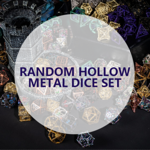 Random Hollow Metal Dice