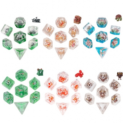 Resin Filled Dice (DND Demon Series)