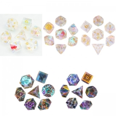 Rainbow Crystal Gemstone Dice