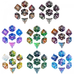 Acrylic Color Mixing Glitter Dice