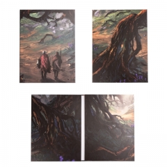 Paper Material Pattern DM Screen (Forest)