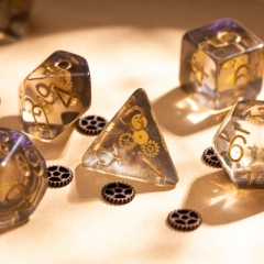 Glitter Gearwheel Dice