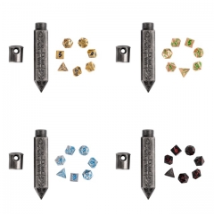 Colorful Super Small 7mm-8mm Mini Metal Dice（Bullets）