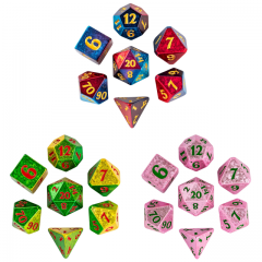 Handmade Colorful Electroplating Dice
