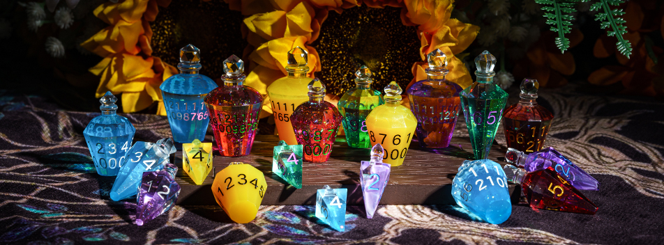 Handmade Magic Potion Bottle Dice